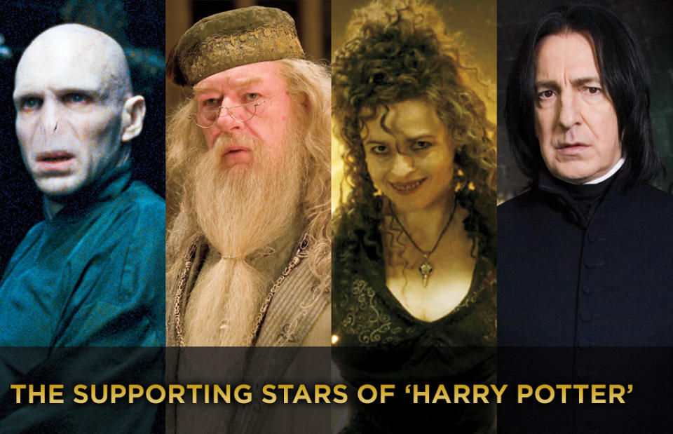 The Supporting stars of Harry Potter Title Card