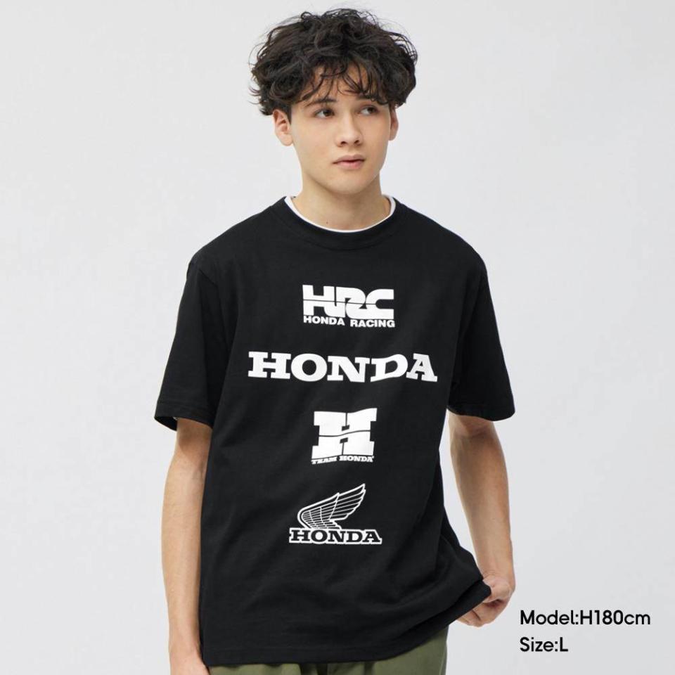 印花T恤（5分袖）Honda，NT$490圖片來源：GU官網