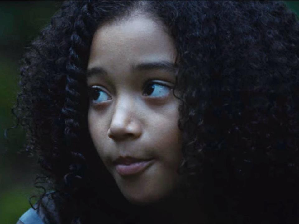 Amandla Stenberg as Rue in "The Hunger Games."