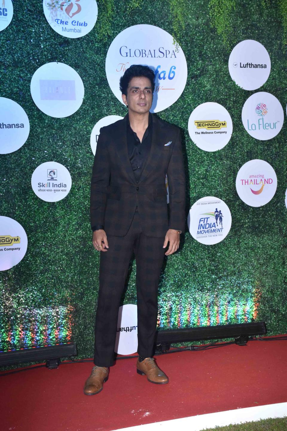 Sonu Sood at the event. 