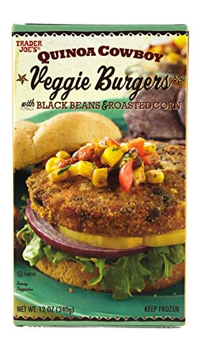 Trader Joe's Quinoa Cowboy Veggie Burgers w/ Black Beans & Roasted Corn (6 Pack)