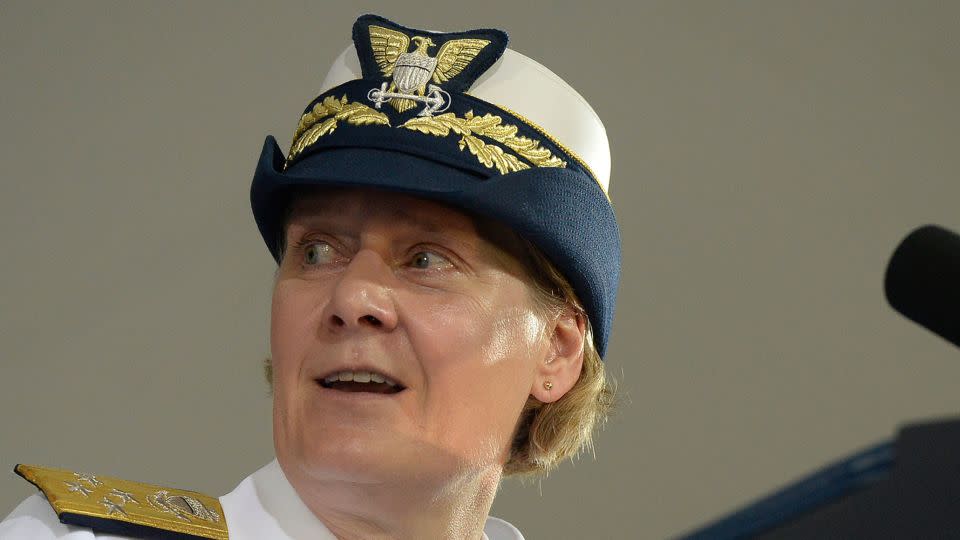 US Coast Guard Commandant Admiral Linda Fagan took the helm last year and has acknowledged that the agency needs to be more transparent to service members and Congress. - Bonnie Cash/Pool/Sipa/Reuters