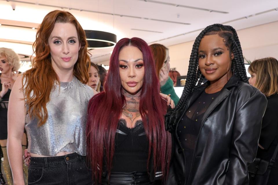 Sephora UK Store VIP Launch Party: Siobhán Donaghy, Mutya Buena and Keisha Buchanan of Sugababes attend the Sephora UK Store VIP Launch Party at Westfield London on March 7, 2023 in London, England.  Photo Credit: Dave Benett (Dave Benett)