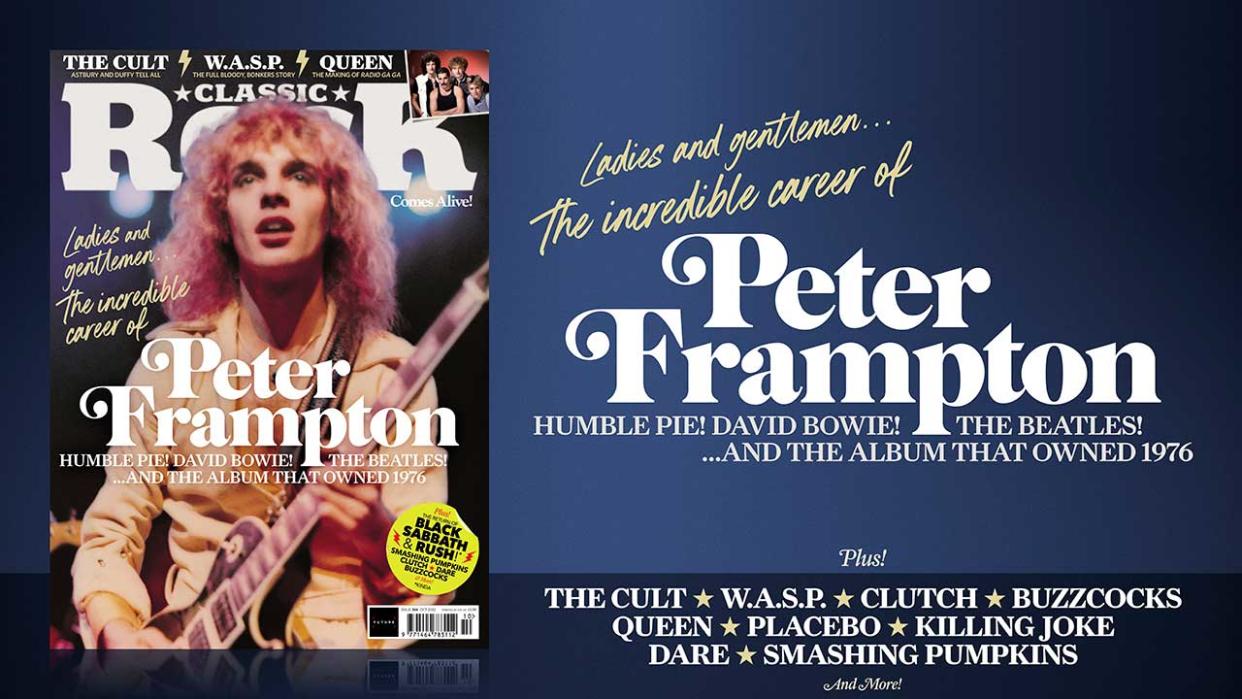  Classic Rock 307 cover featuring Peter Frampton 