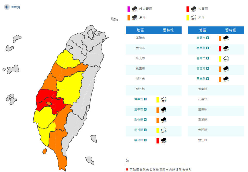 （取自氣象局網站）