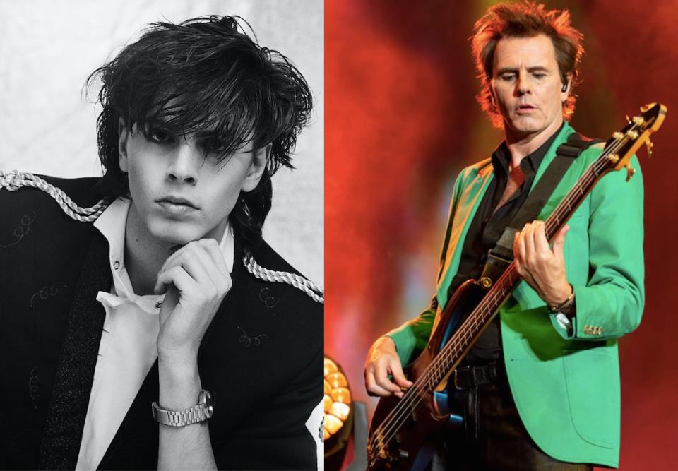 John Taylor was the bassist in Duran Duran, pictured left in 81 and right in 2019. (Getty)