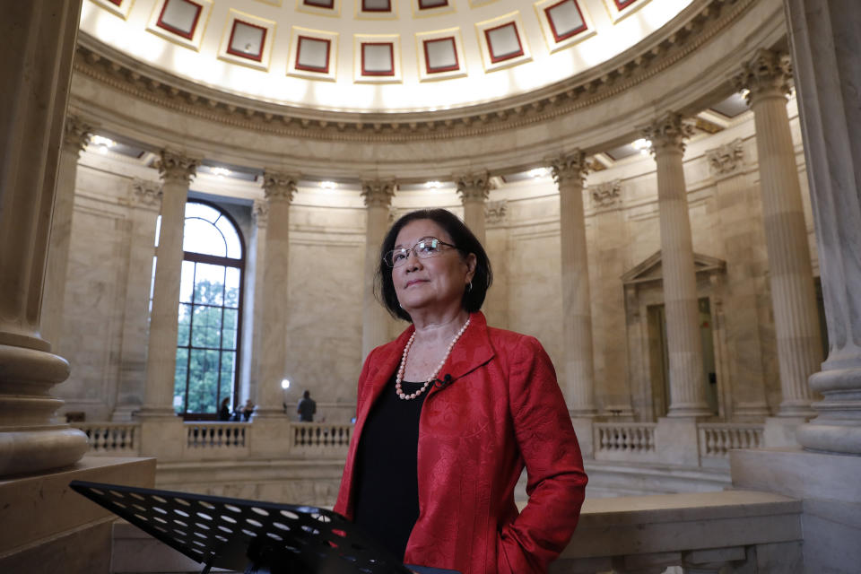 Sen. Mazie Hirono, D-Hawaii, on Capitol Hill in Washington in 2018. (Photo: J. Scott Applewhite/AP)                                                                        