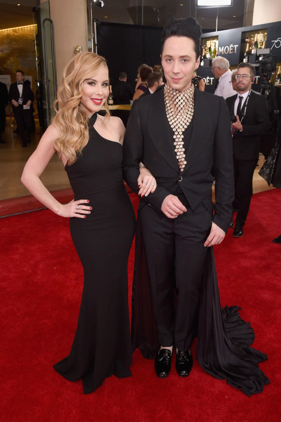 Tara Lipinski and Johnny Weir