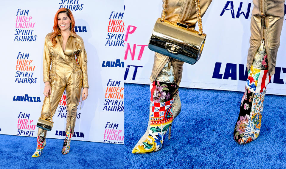 Trace Lysette at the 2024 Independent Spirit Awards.