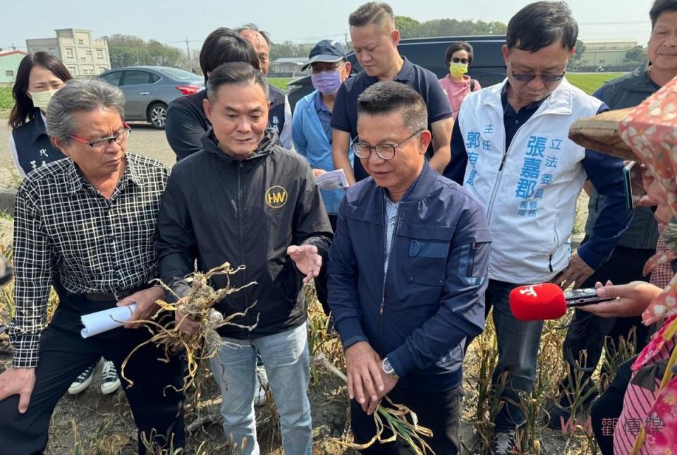 雲林縣是全國大蒜最大產地，然而近期土庫、四湖、元長等鄉鎮嚴重受到病害影響。雖然農民積極施用農藥防治，但無法控制病害擴散，部分甚至被迫放棄收成，造成沉重的損失。