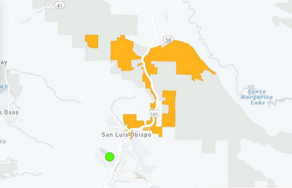 Nearly 3,000 customers were without power in San Luis Obispo on Wednesday evening due to an electrical outage, PG&E said. 