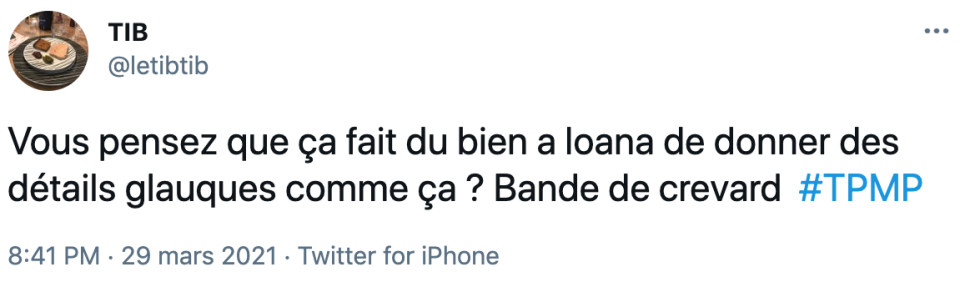 Après l’overdose de Loana, un invité de TPMP choque la Toile 