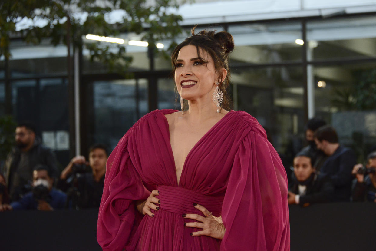 MEXICO CITY, MEXICO - OCTOBER 18: Dalilah Polanco  attends the 4th Metropolitan Theater Awards (Los Metro) red carpet at the Centro Cultural del Bosque. On October 18, 2022 in Mexico City, Mexico. (Photo credit should read Carlos Tischler / Eyepix Group/Future Publishing via Getty Images)