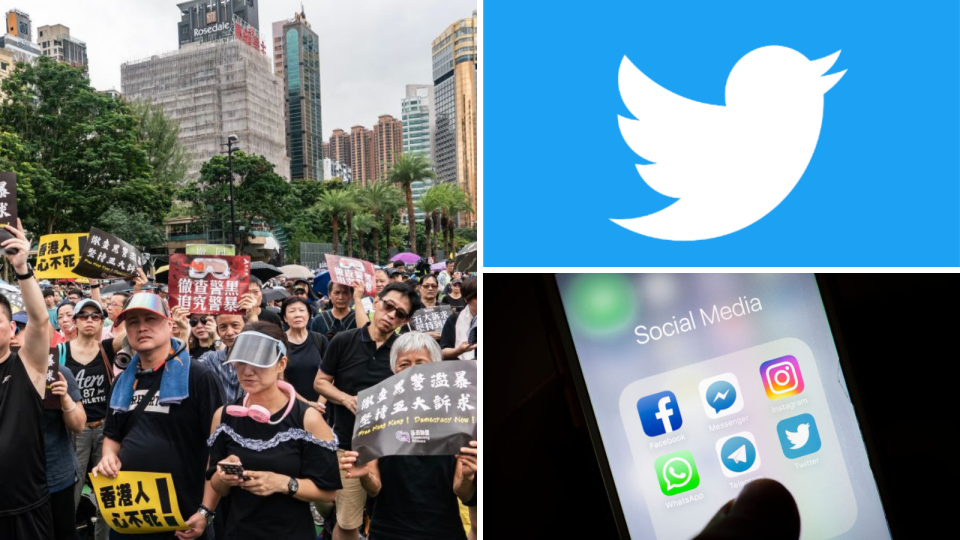 Twitter, Facebook are removing Chinese accounts. Source: Getty