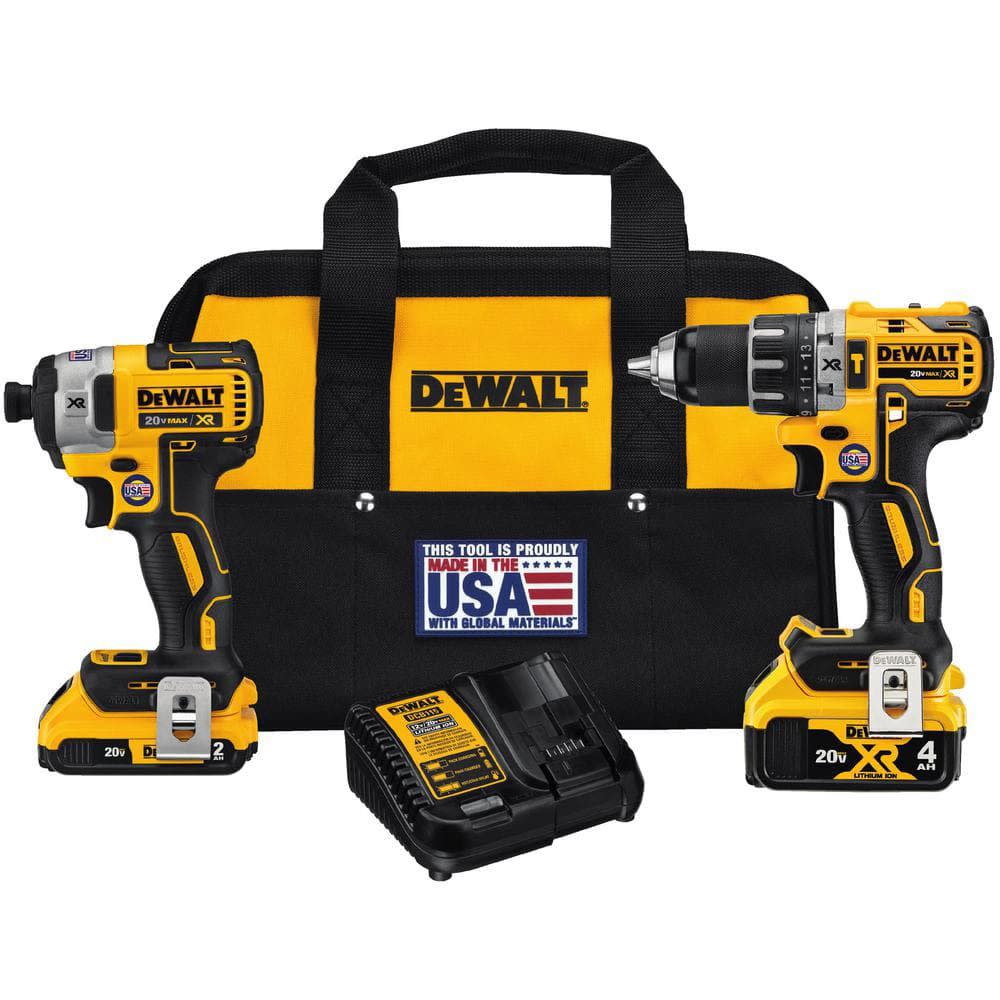 DeWalt 20-Volt MAX XR Cordless Brushless Hammer Drill/Impact Combo Kit