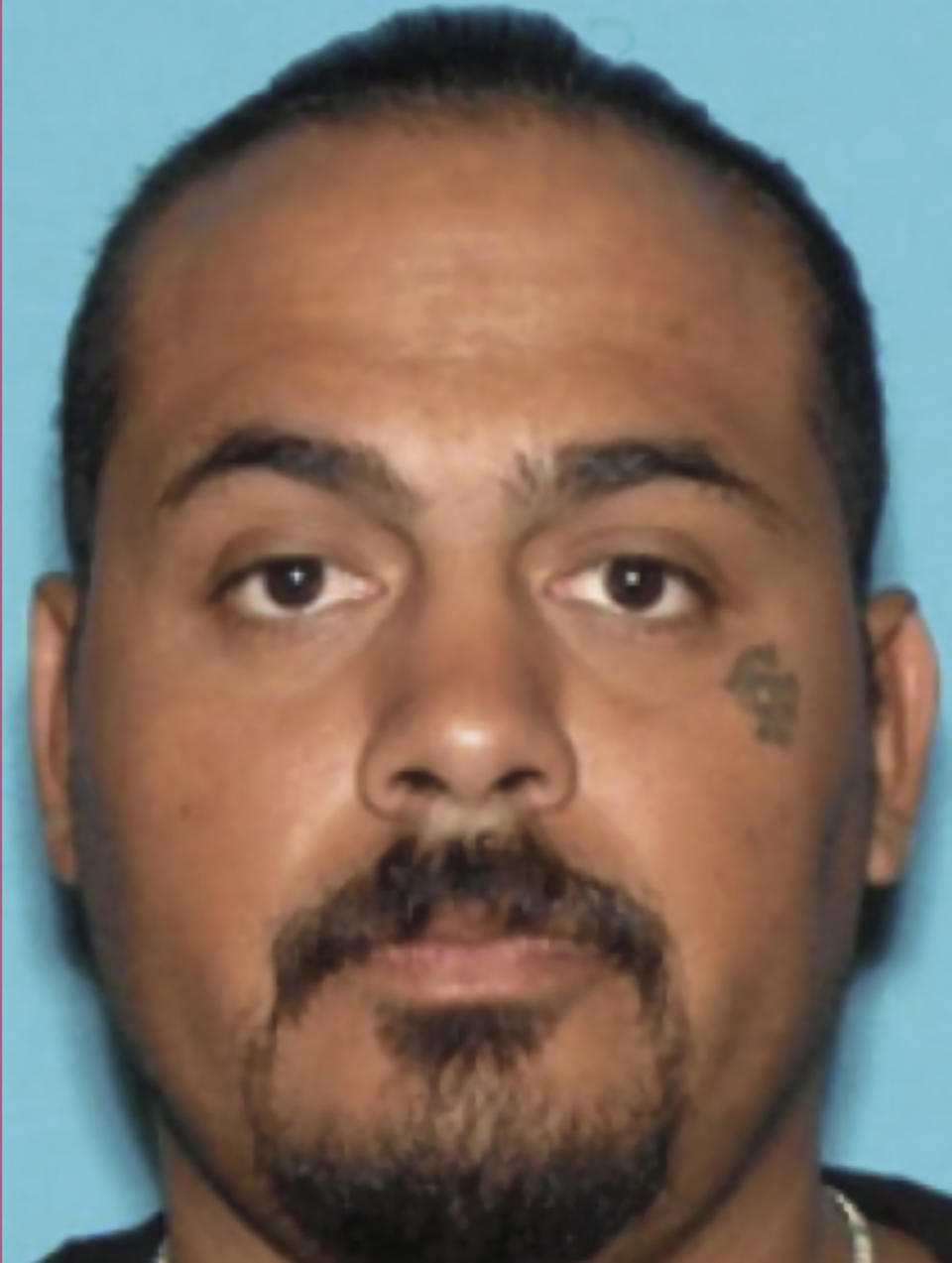 FILE - This photo provided by the Tulare County Sheriff's Office shows Angel Uriarte. Prosecutors said Uriarte, who has alleged ties to a California prison gang, pleaded not guilty Tuesday, Feb. 21, 2023, to killing six people, including a teenage mother and her baby, last month at a central California home connected to a rival gang . (Tulare County Sheriff's Office via AP, File)