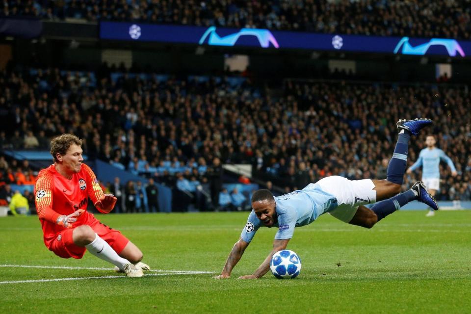 Manchester City 6 Shakhtar Donetsk 0: Raheem Sterling the centre of attention in Champions League rout