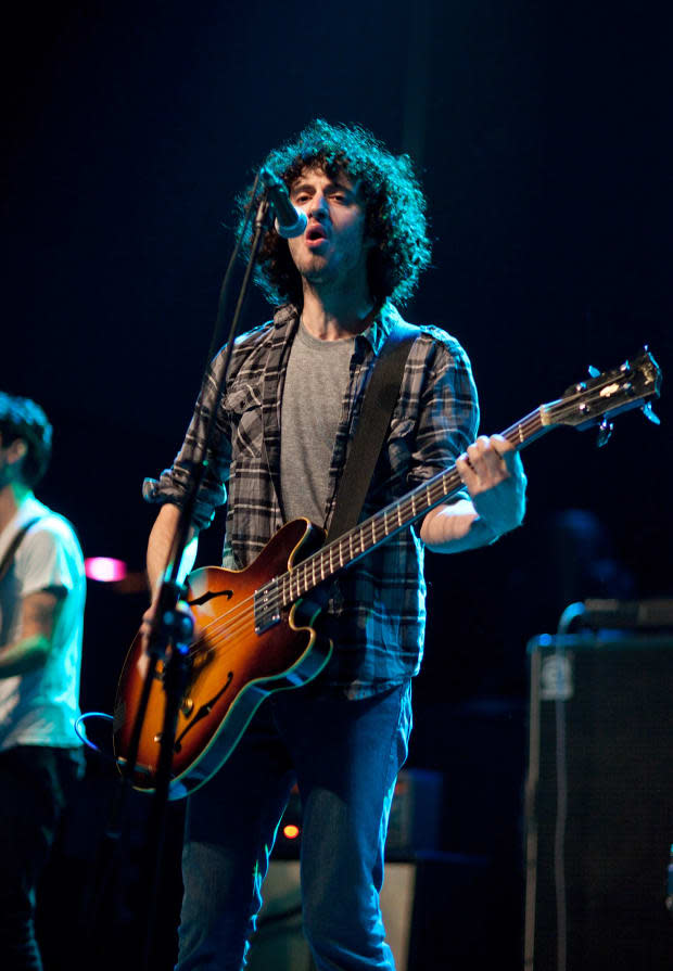 Evan Winiker of Steel Train performs at the Lifestyle Communities Pavilion on March 30, 2010, in Columbus, Ohio. Who knew in 13 years he'd be engaged to Lana Del Rey?<p><a href="https://www.gettyimages.com/detail/98443760" rel="nofollow noopener" target="_blank" data-ylk="slk:Joey Foley/Getty Images;elm:context_link;itc:0;sec:content-canvas" class="link ">Joey Foley/Getty Images</a></p>