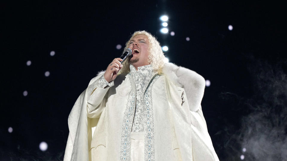 Talk performs during the Juno awards, in Halifax on Sunday, March 24, 2024. THE CANADIAN PRESS/Darren Calabrese