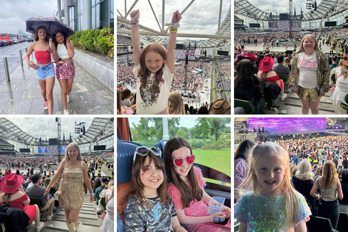 Fermanagh fans attending Taylor Swift's concert. <i>(Image: UGC)</i>