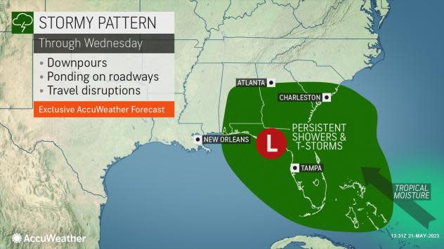 Forecast predictions for the end of May from AccuWeather.