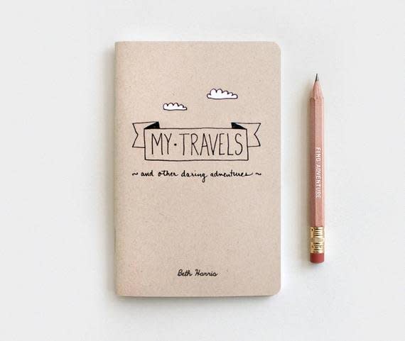 Stocking Stuffer Idea for the Self-Reflective: My Travels Journal and Pencil