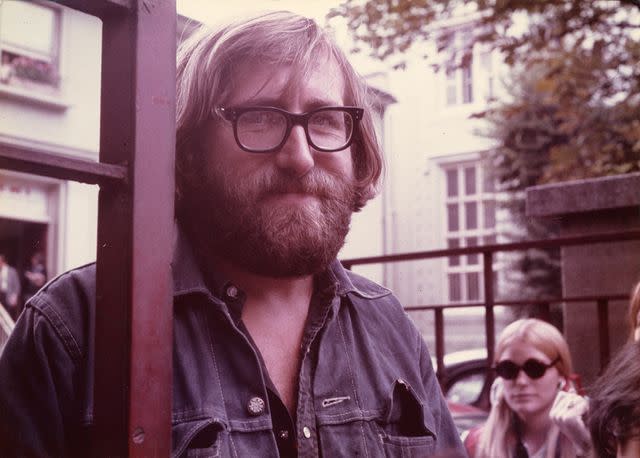 <p>Malcolm Frederick Evans Archives</p> Mal Evans outside Abbey Road Studios in London, circa 1970