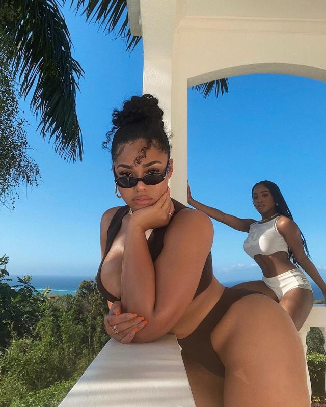 Jordyn Woods flaunts bikini body in LA after skin-tightening treatment