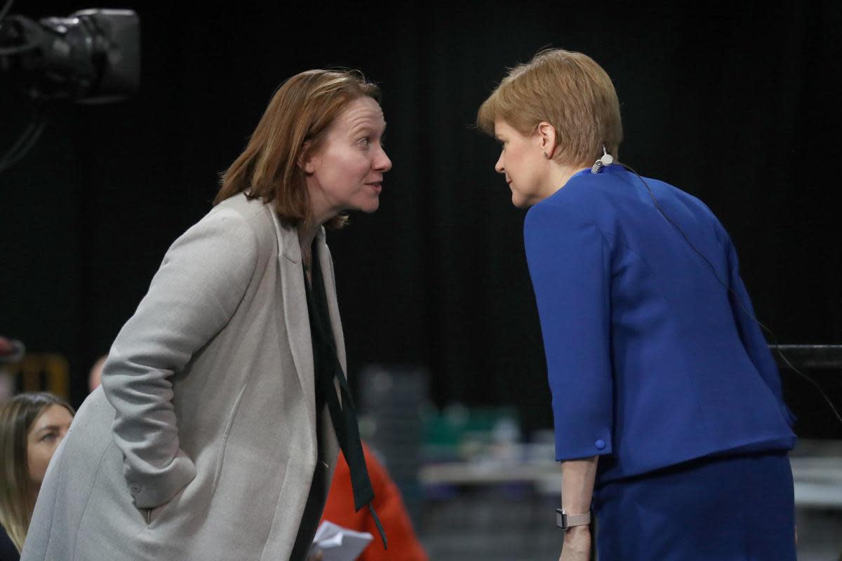 Liz Lloyd and Nicola Sturgeon <i>(Image: PA)</i>