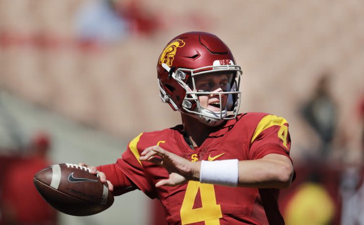 USC grad transfer QB Max Browne looks for a happy ending at Pitt. (AP)