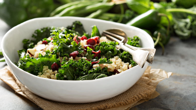 Salad with cranberries