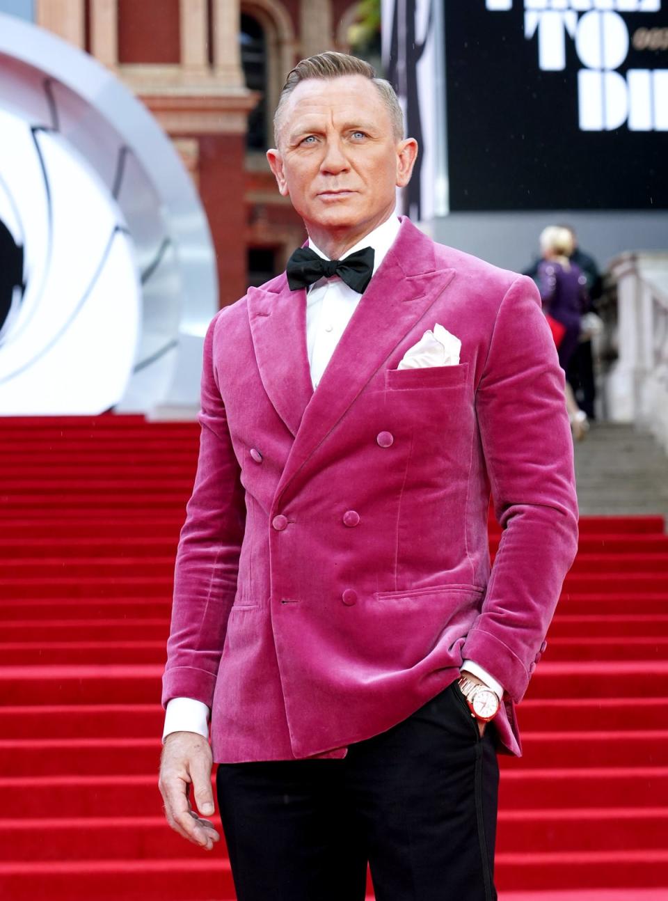 Daniel Craig at the world premiere of No Time To Die, at the Royal Albert Hall in London (Ian West/PA) (PA Wire)