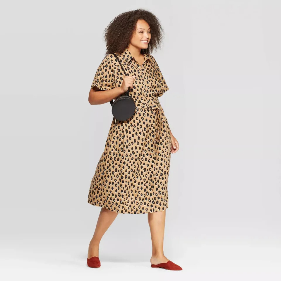 This animal print dress is so chic! (Photo: Target)