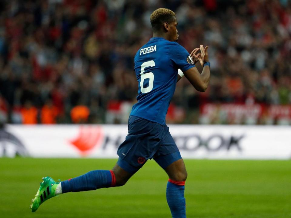 Pogba dedicated his goal to his late father (Getty)