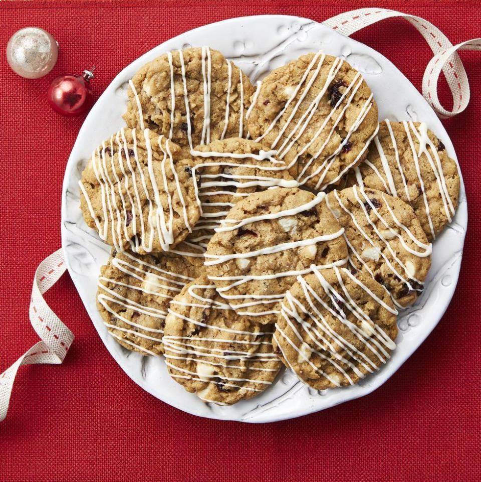 Oatmeal Cherry Slice-and-Bake Cookies