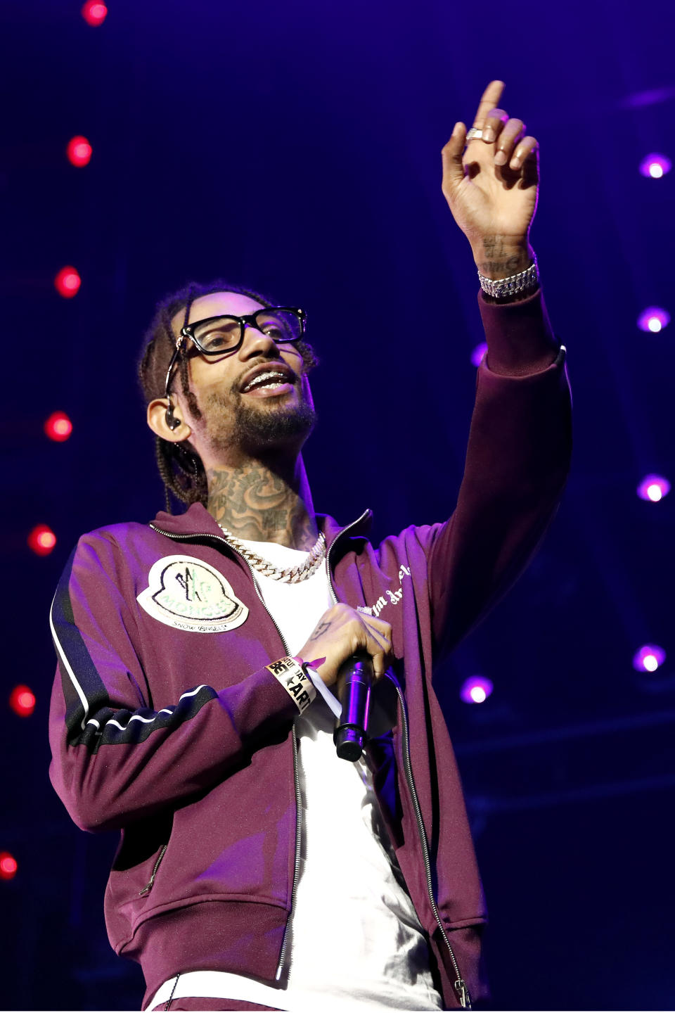 PnB Rock performs onstage at the STAPLES Center Concert Sponsored By Sprite during BET Experience at Staples Center on June 22, 2019 in Los Angeles, California.