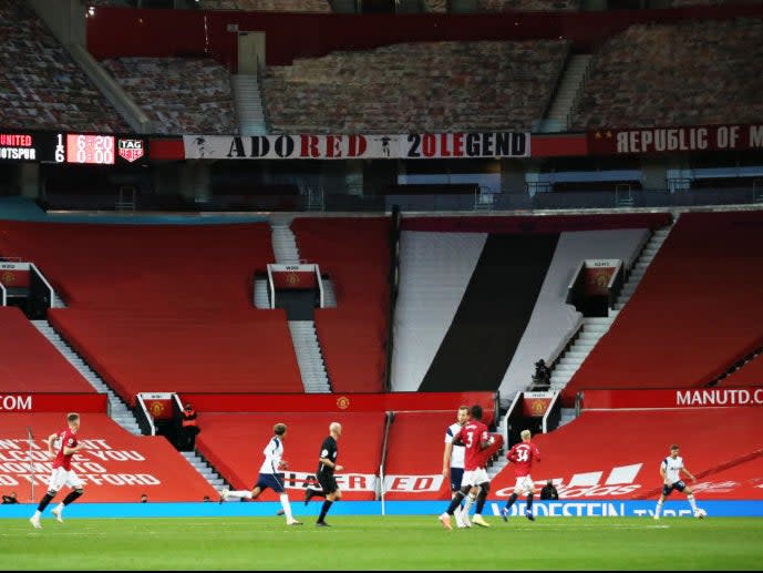 No fans are permitted inside the Premier League stadiums (Getty)