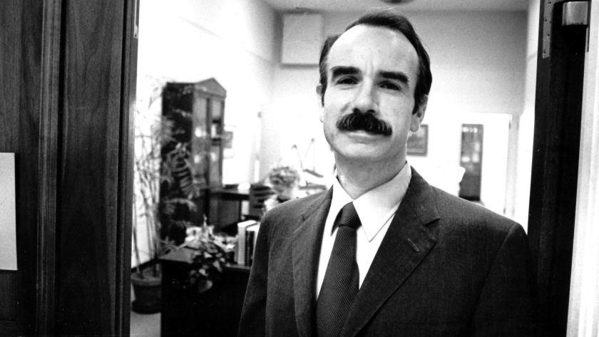 G. Gordon Liddy, one of the seven convicted Watergate conspirators, arrives at the House Armed Services Subcomittee in Washington DC on July 20, 1973.