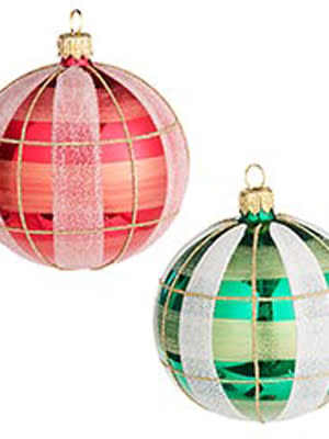 Glass ornaments