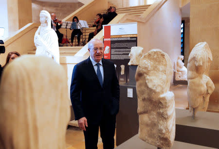 Lebanon's Culture Minister Ghattas Khoury is seen at Beirut's National Museum in Beirut, Lebanon February 2, 2018. REUTERS/Jamal Saidi