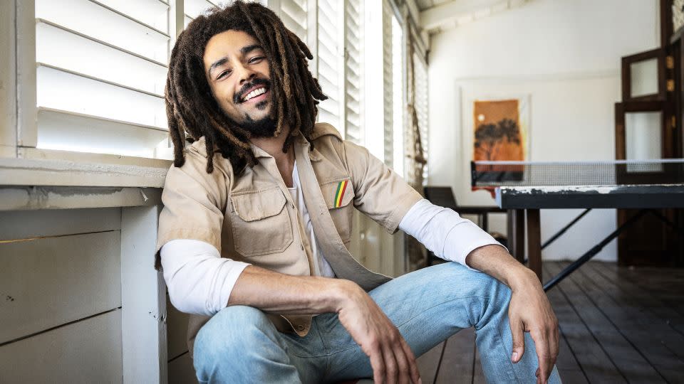 Kingsley Ben-Adir as Bob Marley in "Bob Marley: One Love." - Chiabella James/Paramount Pictures