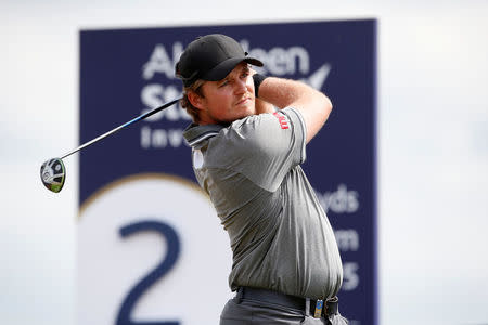 FILE PHOTO: Golf - European Tour - Scottish Open - Gullane GC, Gullane, Scotland, Britain - July 15, 2018 England's Eddie Pepperell during the final round Action Images via Reuters/Craig Brough