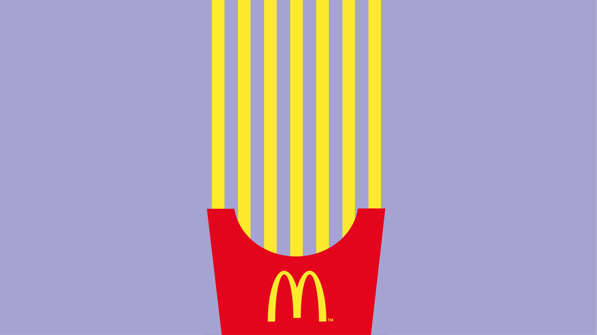  McDonald's fries posters. 