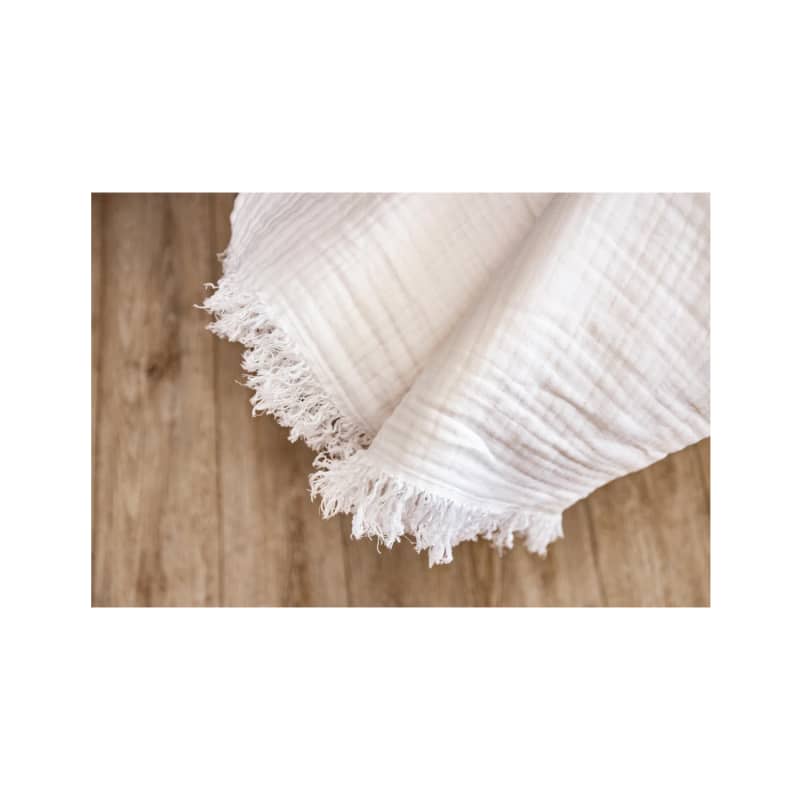 Oversized Fringe Breeze Throw