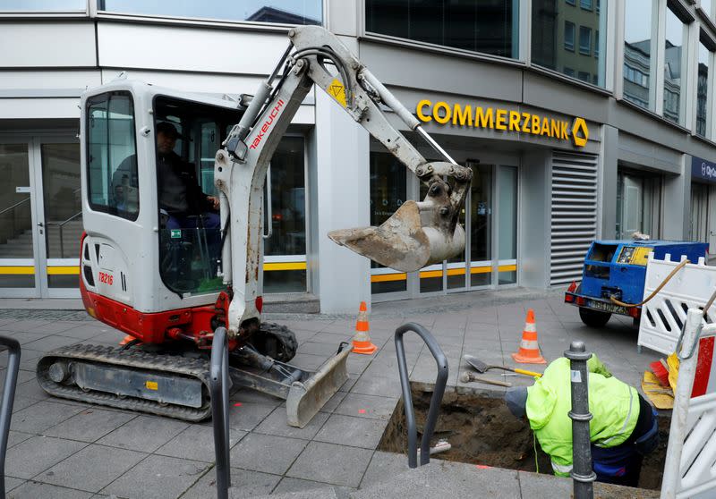 FILE PHOTO: Commerzbank AG annual results news conference in Frankfurt