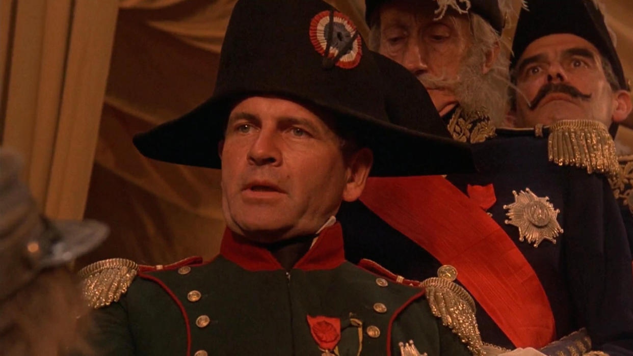 Ian Holm as Napoleon in 'Time Bandits'. (Credit: AVCO Embassy Pictures)