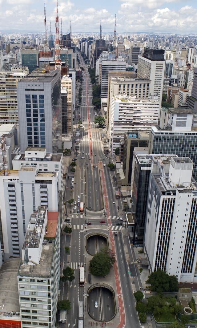 A deserted Sao Paolo Street