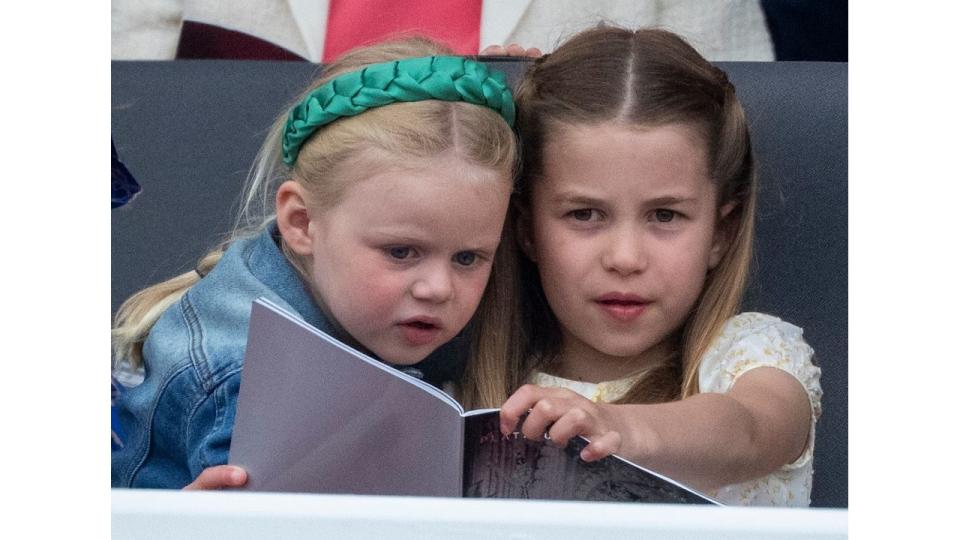 Lena Tindall and Princess Charlotte at the Platinum Pageant