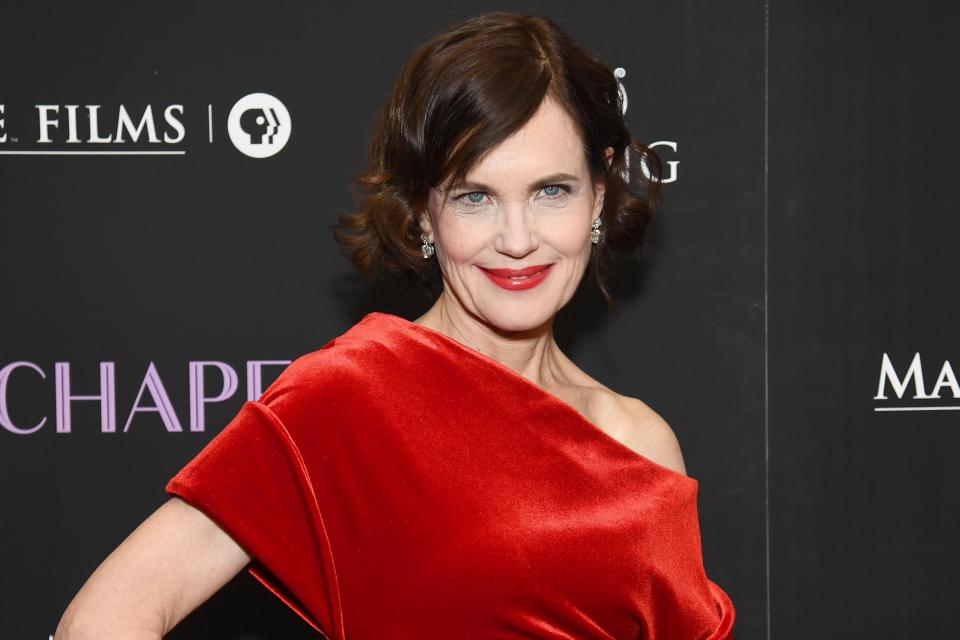 Elizabeth McGovern at The Chaperone premiere (Photo by Dimitrios Kambouris/Getty Images)