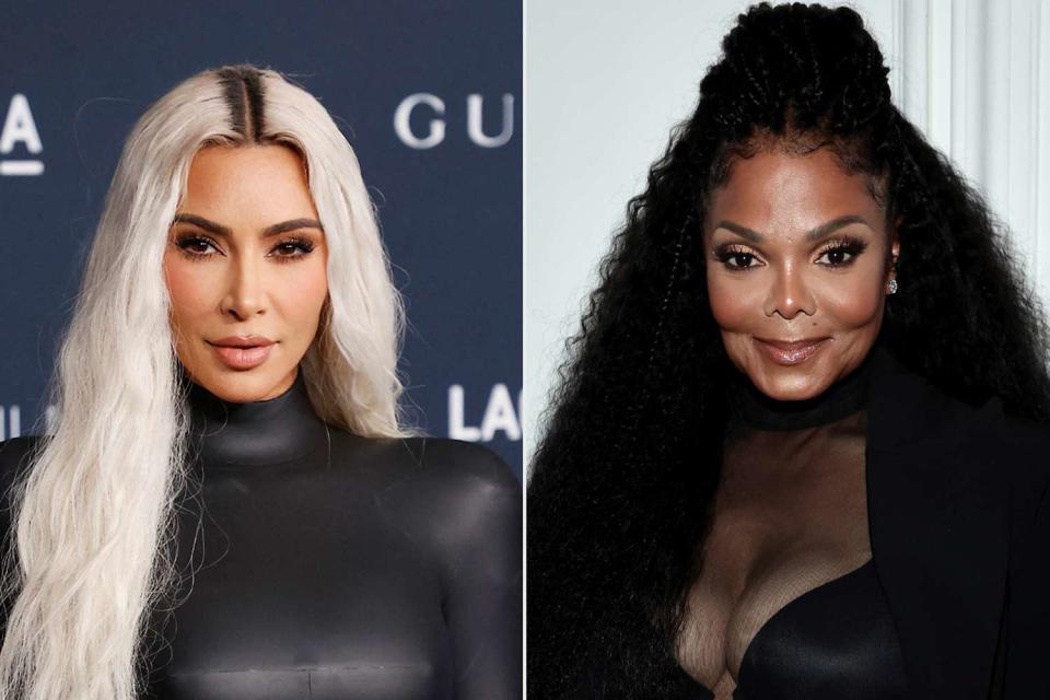 <p>MICHAEL TRAN/AFP via Getty; Jamie McCarthy/Getty</p> Kim Kardashian (left); Janet Jackson 